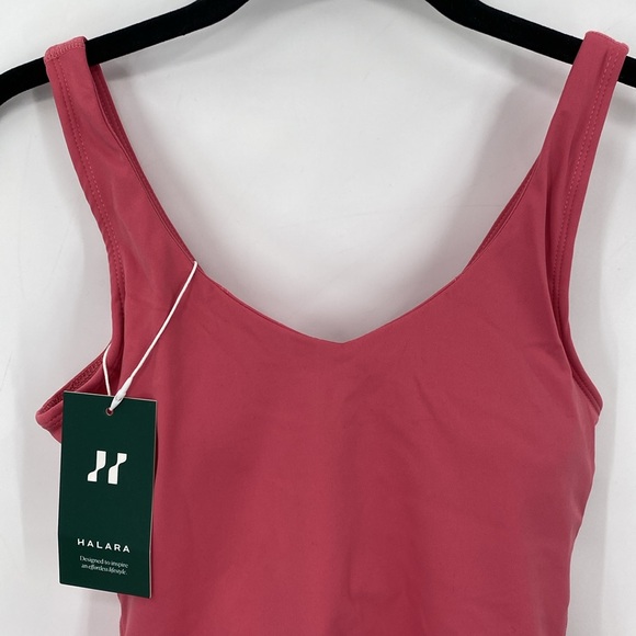 Halara Sleeveless Top With Built In Shelf Bra Activewear Workout Size Small - Picture 2 of 6